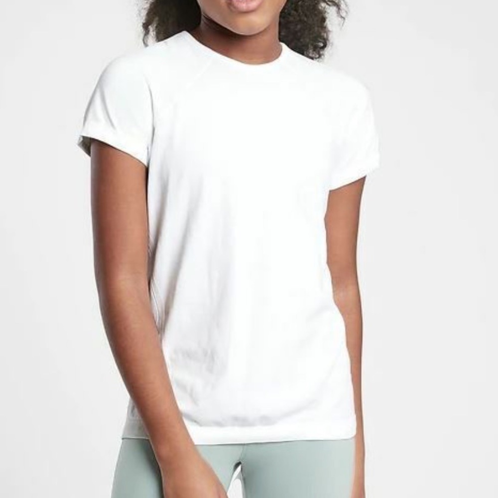 Athleta girl power up tee in white